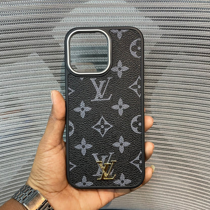 LogoLuxe Leather iPhone Case