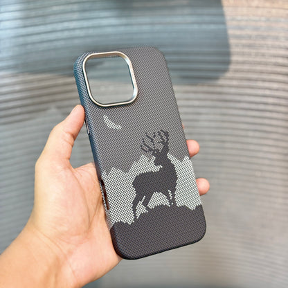 DeerBlack Carbon Fiber MagSafe iPhone 17 Case