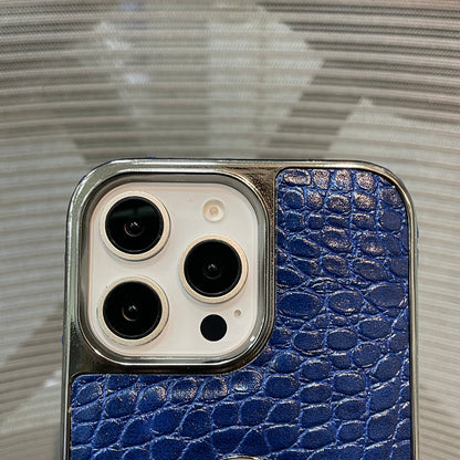 Leather Logo iPhone 16 Pro Max Case