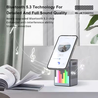 6 in 1 Multi-Function Wireless Charger with Bluetooth Speaker