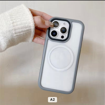 Transparent Hard MagSafe iPhone Case