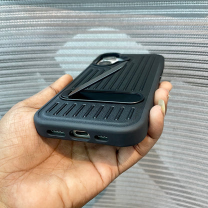 StripeVault Stand iPhone 17 Case