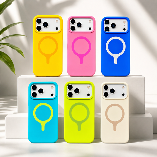 Premium Soft Silicone MagSafe iPhone 17 Pro Max Case