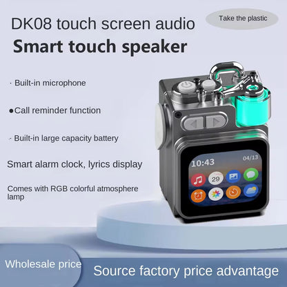 Metal RGB Wireless Speaker with Touch Display