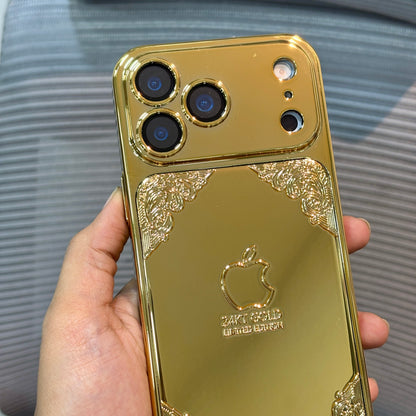 GoldMirr Embossed iPhone 15 Pro Max Case
