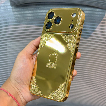 GoldMirr Embossed iPhone 15 Pro Max Case