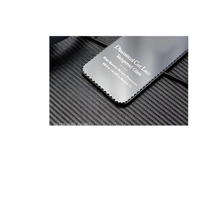 Diamond-Cut Lace Crystal Clear Tempered Glass
