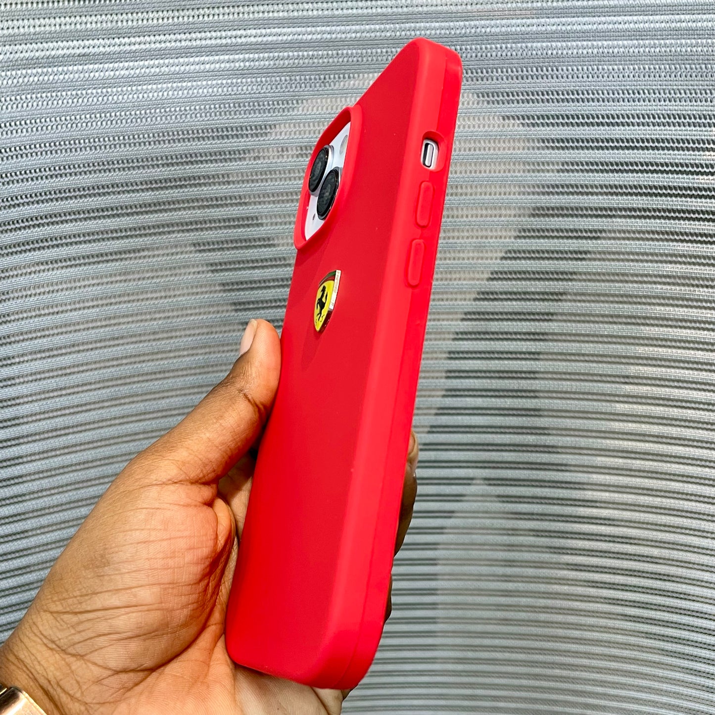 RedPrancing Horse Silicone iPhone 13  Case