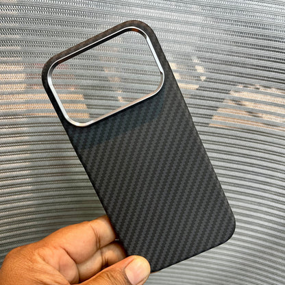Carbon Fiber Twill Wave Embossed iPhone Case