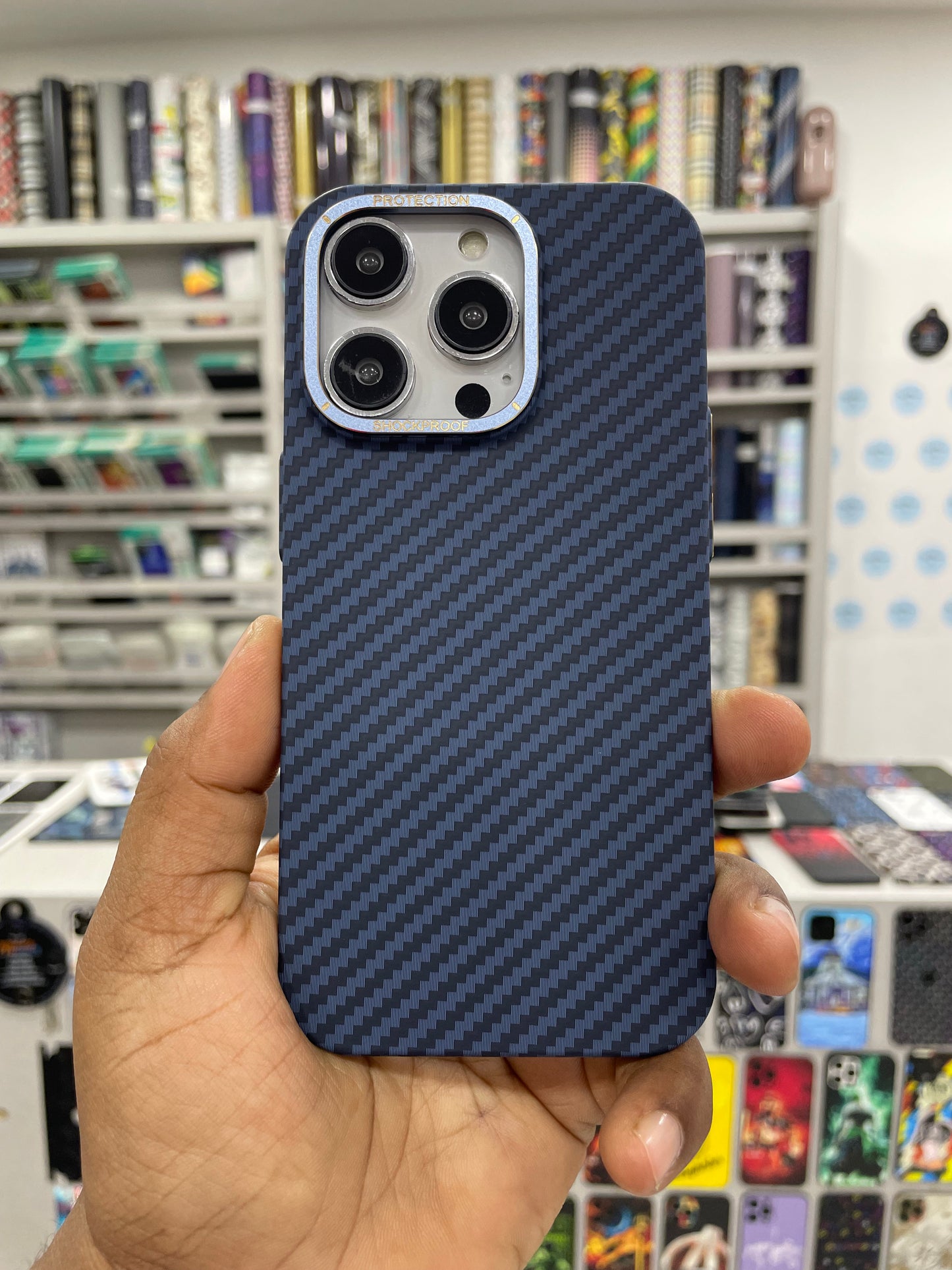 Carbon Fiber Slim Fit Case for iPhone