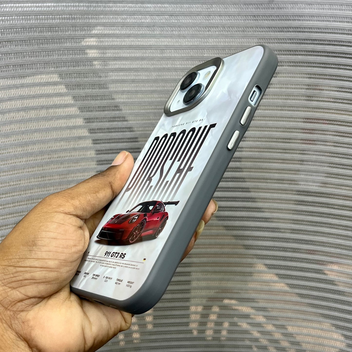 Glossy Car Print Protective iPhone 13 & 14 Case