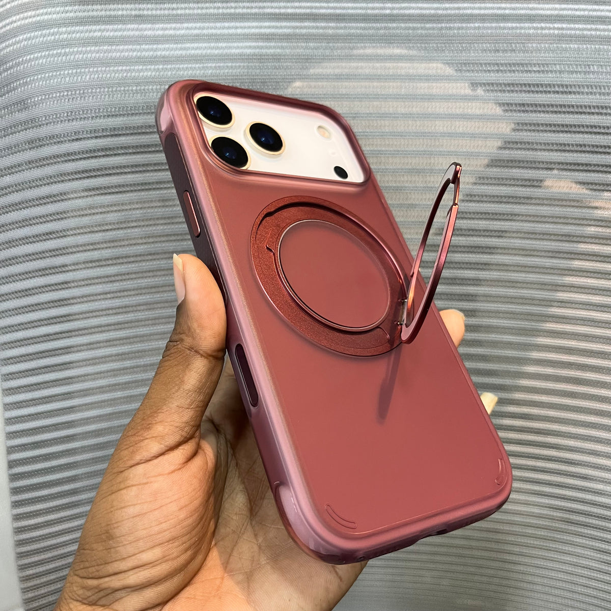 Tinted Matte Armor Stand iPhone 17 Series Case
