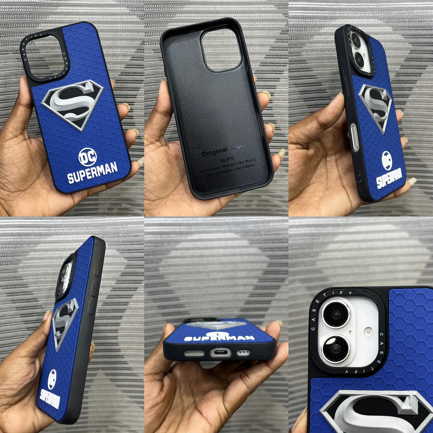 Premium 3D Embossed Printed iPhone 16 Case