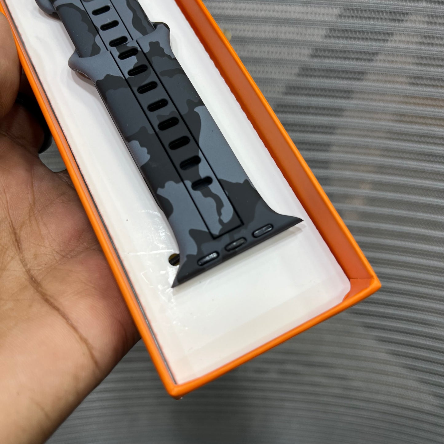 Camouflage PressLock iWatch Strap