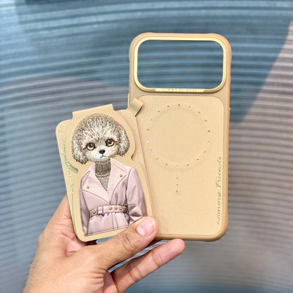 FurEver MagSafe iPhone 17 Pro Max Wallet Stand Case