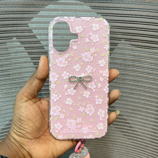 Floral Charm Clear iPhone 17  Case