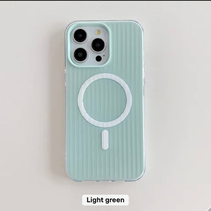 PastelStripe MagSafe iPhone Case