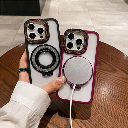 Fancy Bling MagSafe Transparent iPhone Case