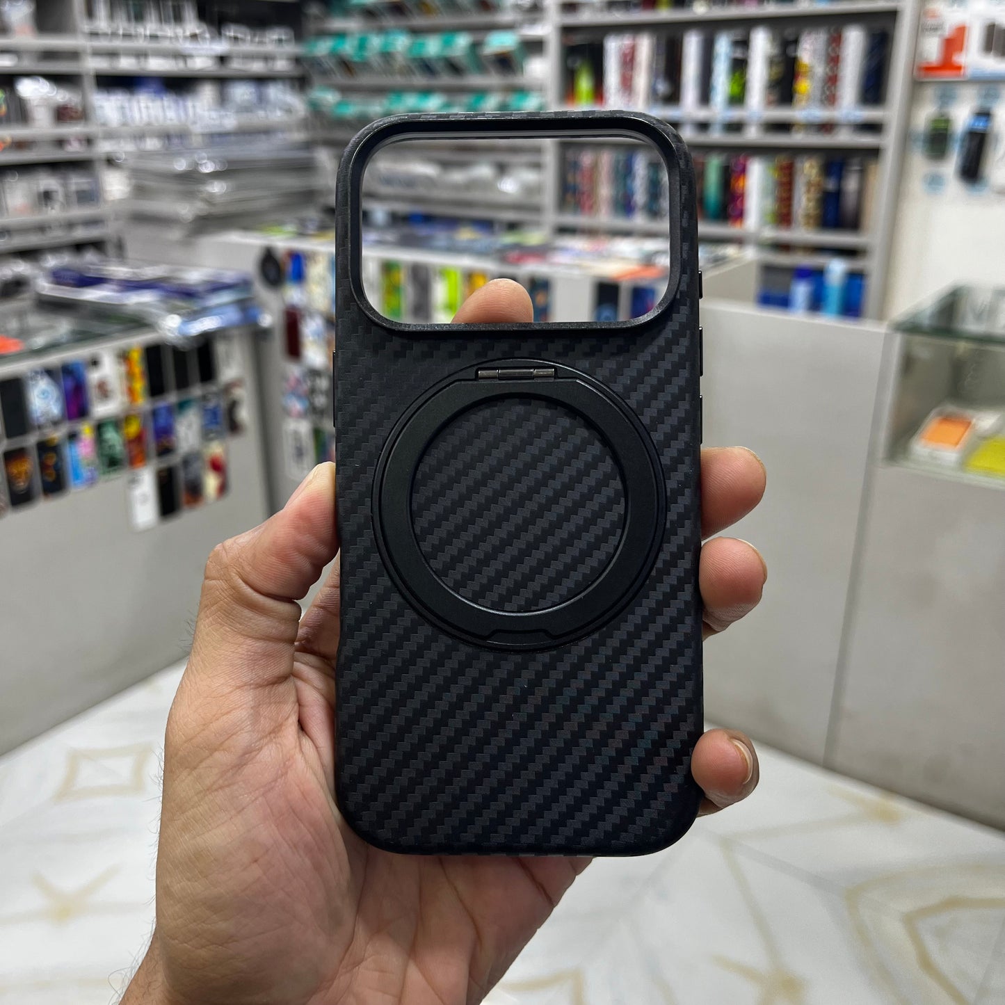 Carbon FlexMag Stand iPhone 16 Pro Max Case