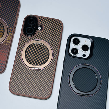 Carbon Fiber MagSafe with Stand iPhone Case