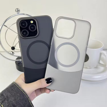 Dual Color Matte Magsafe Slim Fit Case for iPhone