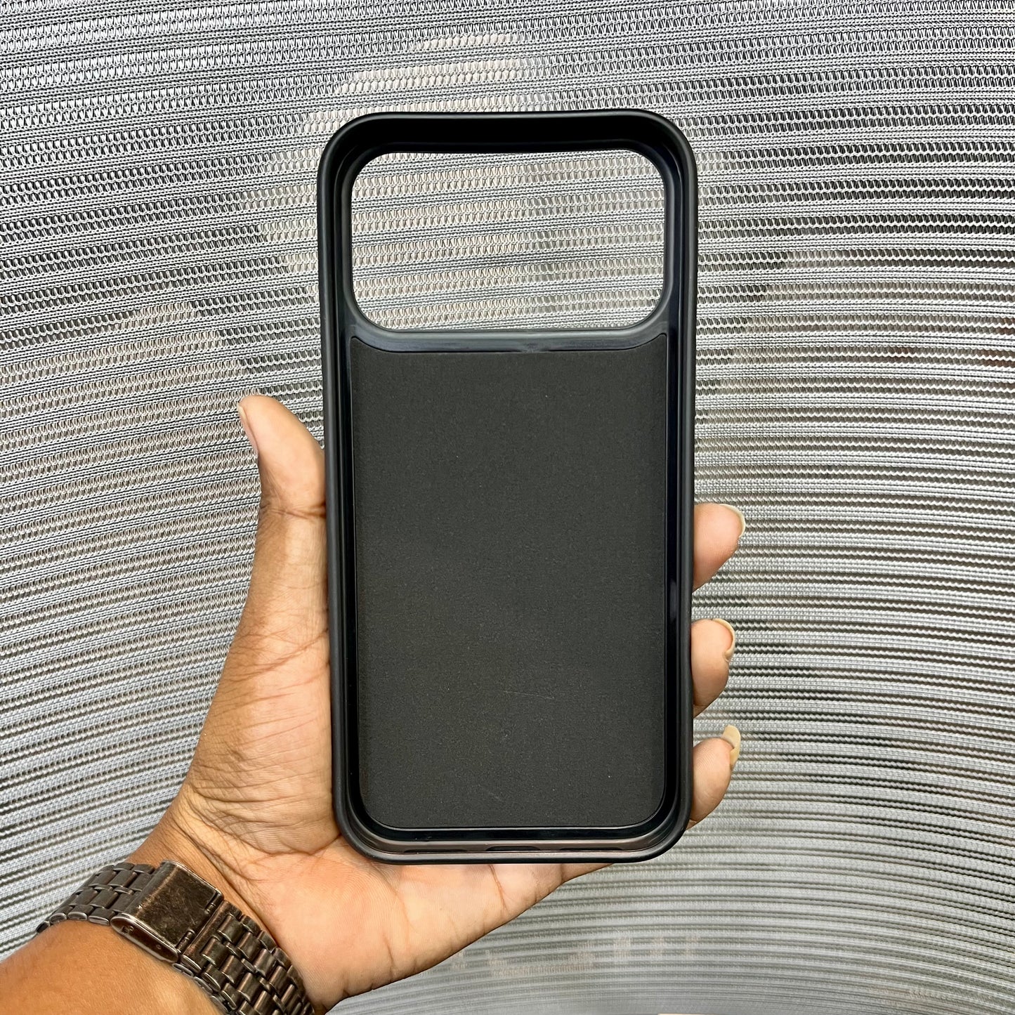 Premium Carbon Fiber Logo iPhone 17 Pro Case