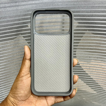 Premium Stripe Leather Logo iPhone 17 Series Case