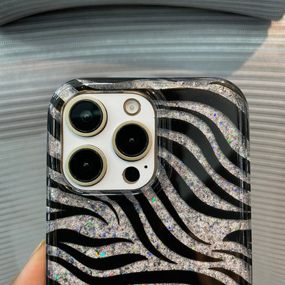 ZebraLuxe Glitter iPhone 17 Case