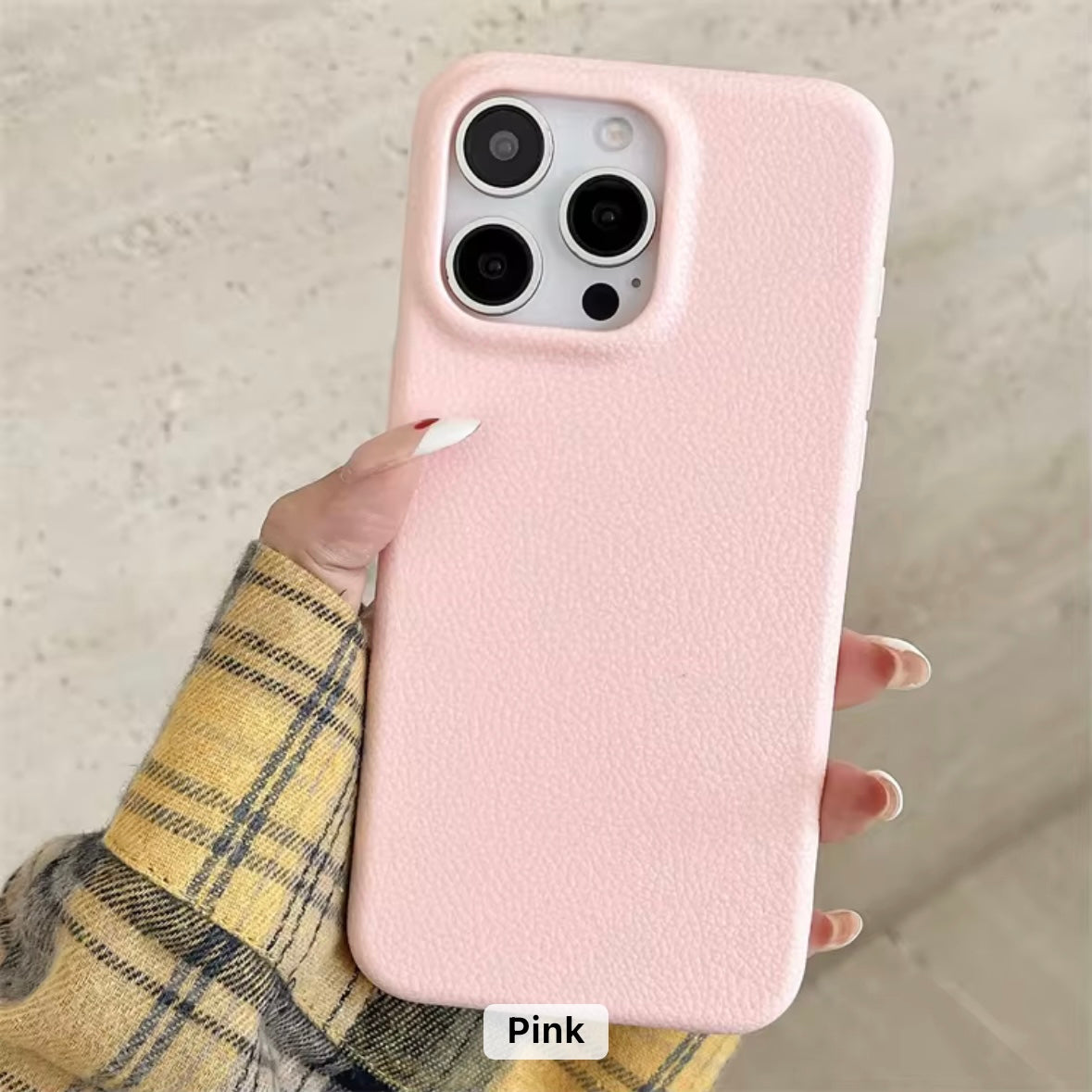 Slim Fit Case with Texture for iPhone