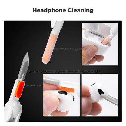 3 in 1 - Pen Stand, Cleaning Kit & Phone Holder