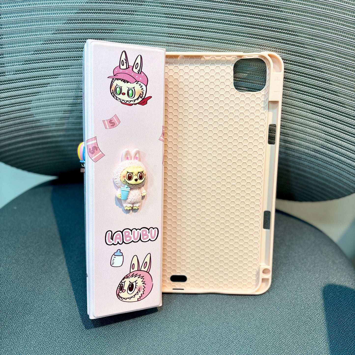 Labubu - 3D Cartoon Printed iPad Case