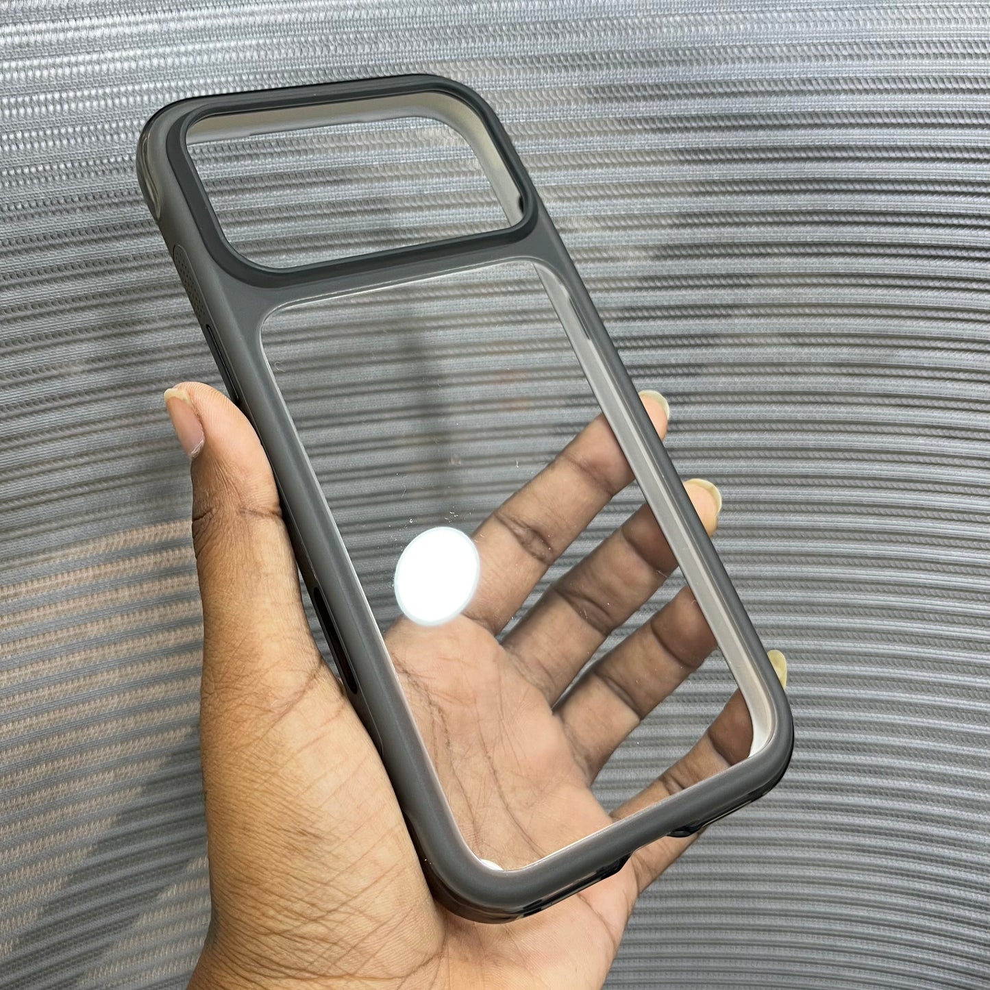 Transparent Silicone Side Border iPhone 17 Pro /18 Pro Case