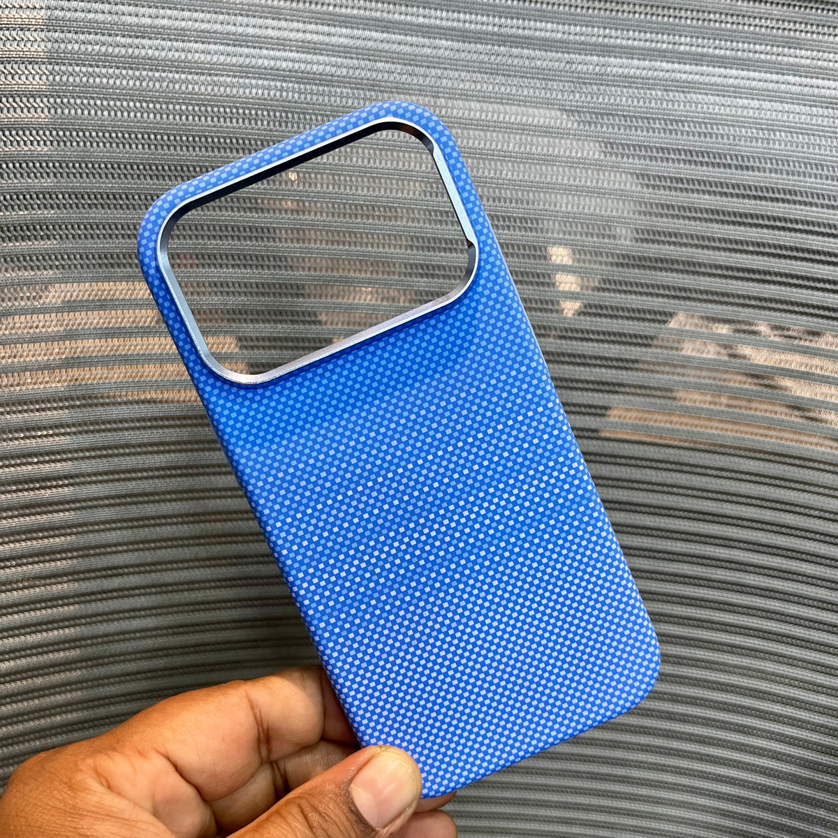Carbon Fiber Gradient Embossed iPhone Case