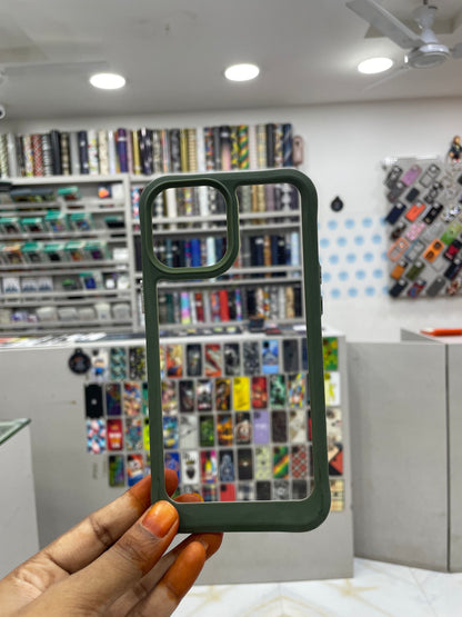 Transparent Color Border Case for iPhone 12 Pro Max