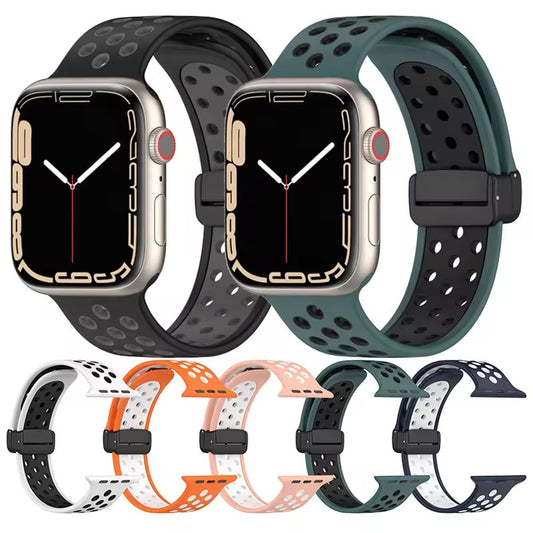 Silicone Magnetic Apple Watch Strap