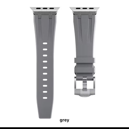 Rubber with Metal Buckle Apple Watch Strap