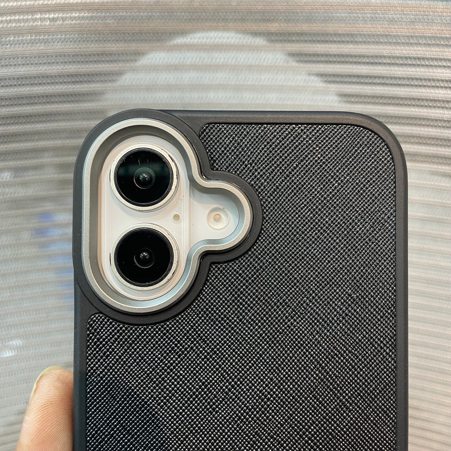 LogoLuxe Leather iPhone Case