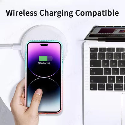 Dual Tone Gradient Magsafe Silicone Case for iPhone