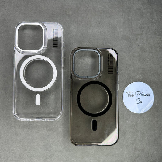 Transparent MagSafe Hard Case for iPhone 15 Series