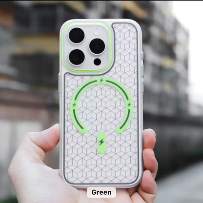 MagSafe Printed Matte Hard Case for iPhone