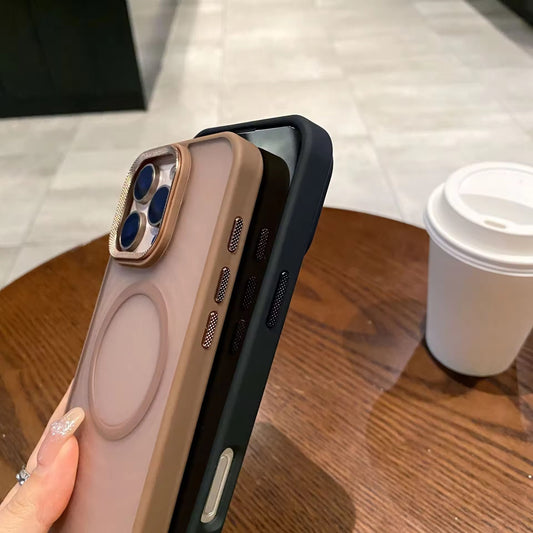 MagSafe Hard Case for iPhone with Embossed Spiral