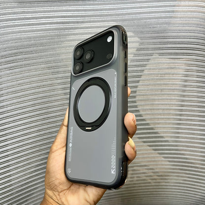 Premium AirBag Anti-Collision Metal Stand iPhone Case