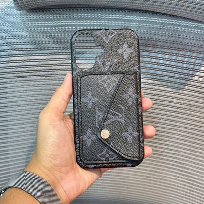 LuxeSnap Leather Wallet Case