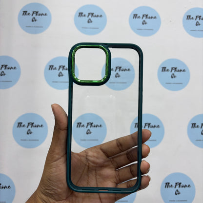 Transparent Color Border Case for iPhone 12 Pro Max