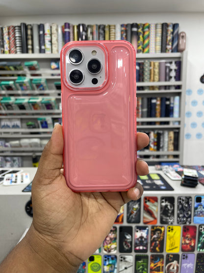 Glossy Silicone Case For iPhone