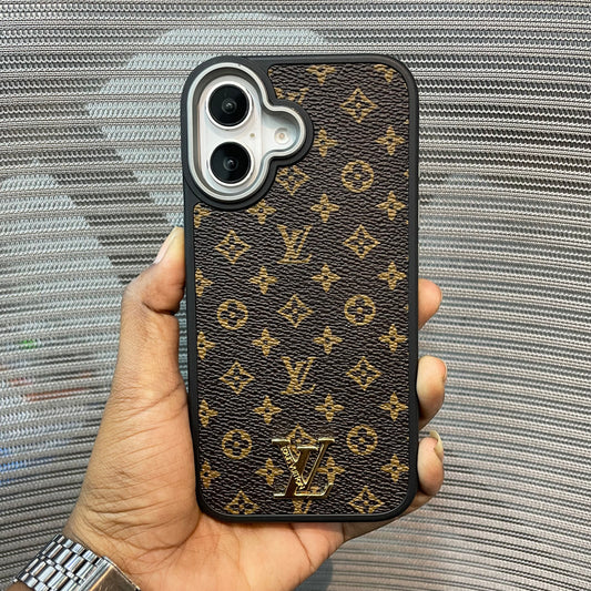 LogoLuxe Leather iPhone 17 Series Case