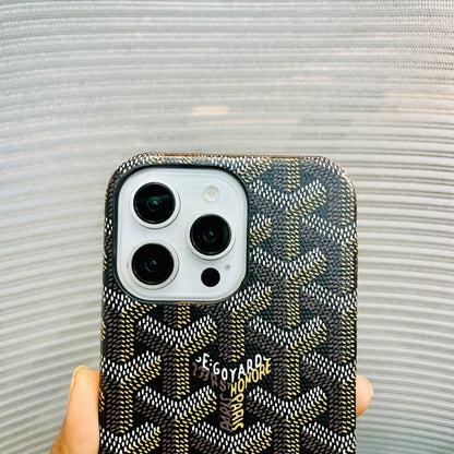 Luxe Printed Inner Fur iPhone 16 Pro Max Case