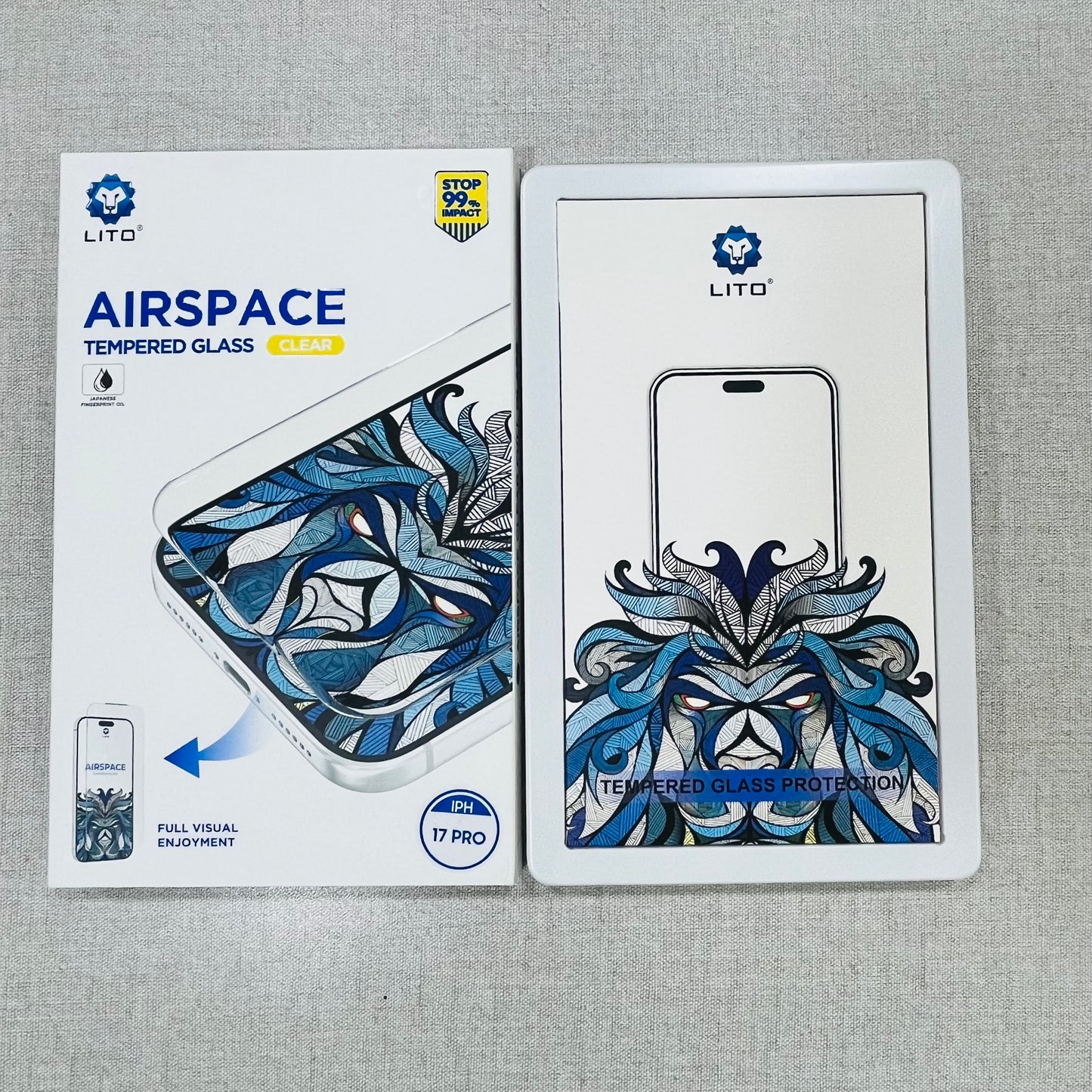 LITO AirSpace Borderless Clear Tempered Glass