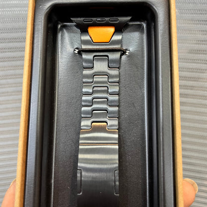 Premium Stainless Steel Press-Lock iWatch Strap