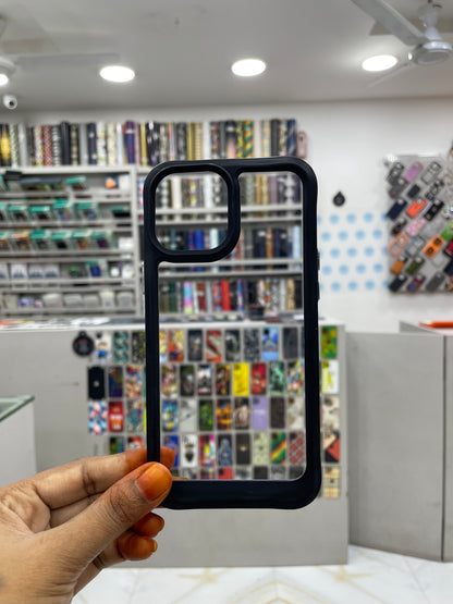 Transparent Color Border Case for iPhone 12 Pro Max